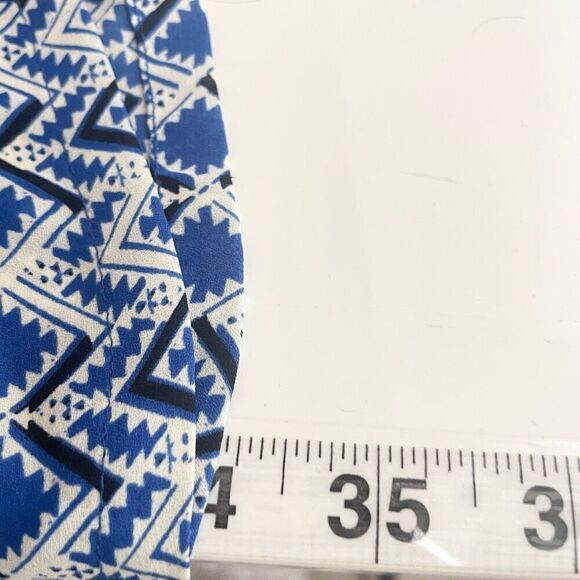 Anthropologie Maeve Galen geometric print gathered waist dress - size medium - Picture 10 of 11